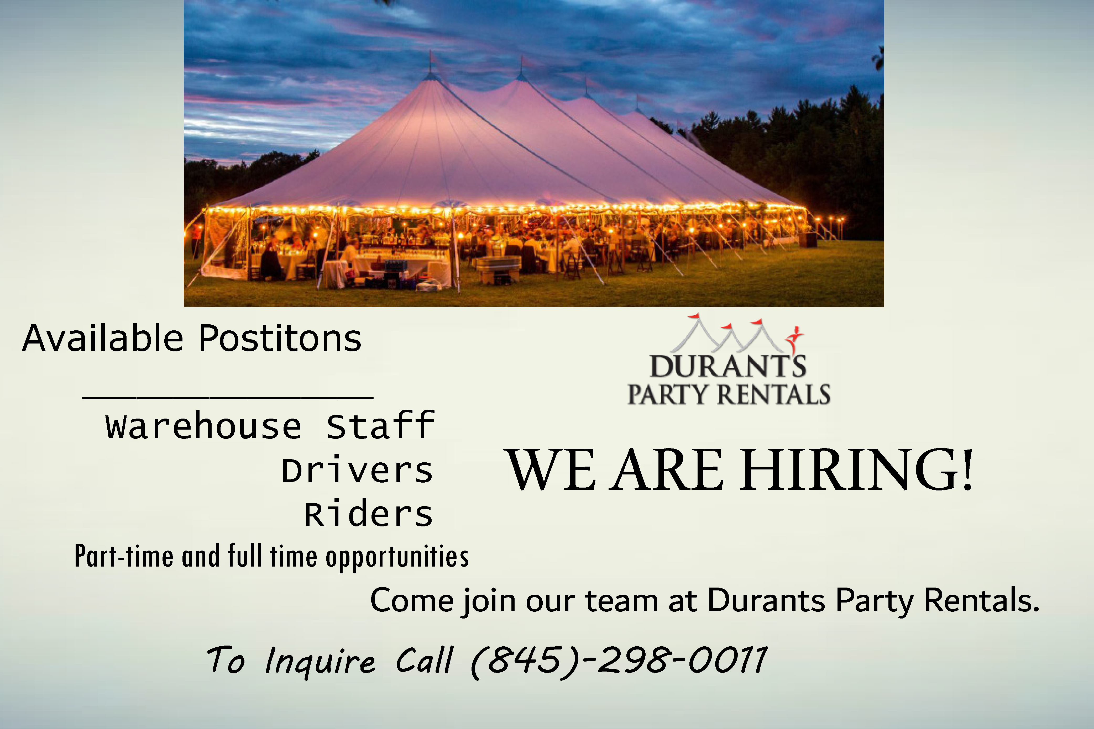 Durants Party Rentals Convenient, HighQuality Party Rentals for